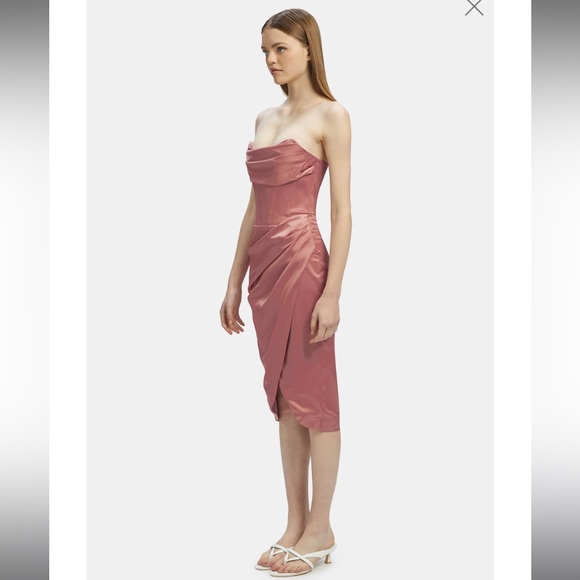 Bardot Jamila Dusty Rose Size 2 U.S. NWT - Picture 4 of 10